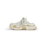 Men’s Triple S Mule in White - Image 4